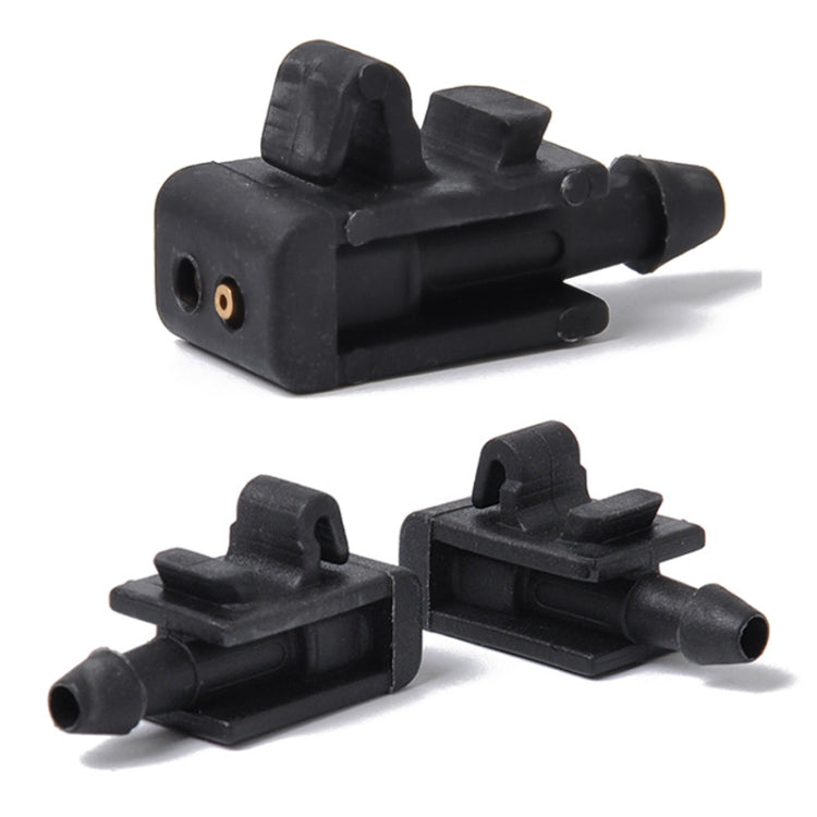2 PCS Windshield Washer Wiper Jet Water Spray Nozzle Buckle 8200082347 for 2005-2007 Renault Megana 2 - Windscreen Wipers by buy2fix | Online Shopping UK | buy2fix
