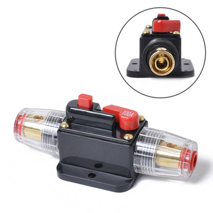 DC 12-24V Car Circuit Breaker Stereo Audio Fuse Holder Insurance 100A Fuse - Fuse by buy2fix | Online Shopping UK | buy2fix