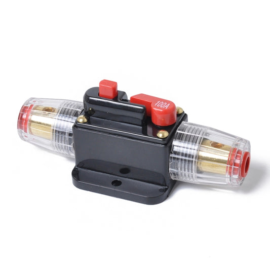 DC 12-24V Car Circuit Breaker Stereo Audio Fuse Holder Insurance 100A Fuse - Fuse by buy2fix | Online Shopping UK | buy2fix