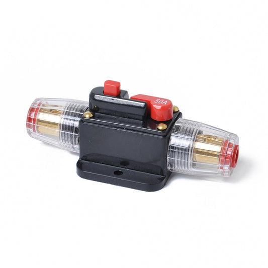 DC 12-24V Car Circuit Breaker Stereo Audio Fuse Holder Insurance 50A Fuse - Fuse by buy2fix | Online Shopping UK | buy2fix