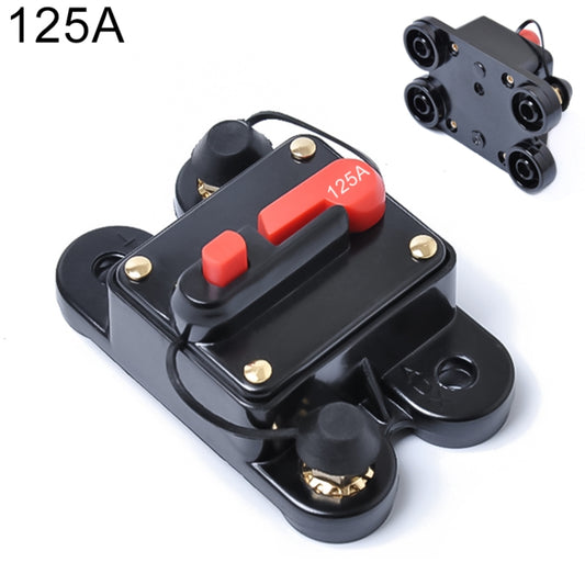 125A DC 12-24V Car Audio Stereo Circuit Breaker Automatic Reset Fuse Holder - Fuse by buy2fix | Online Shopping UK | buy2fix