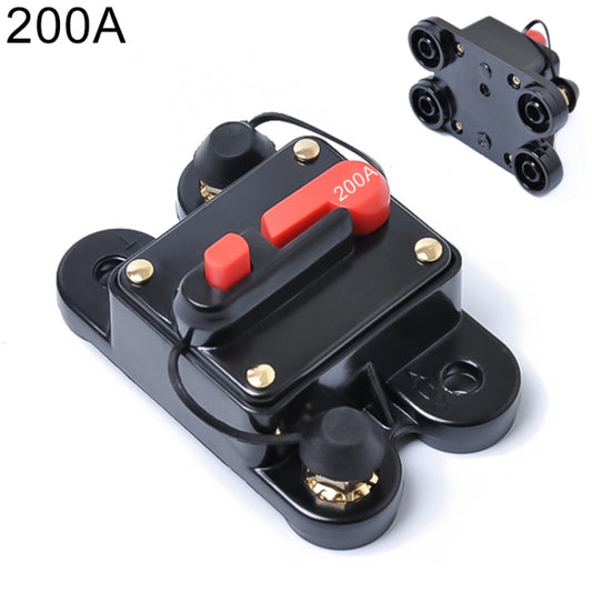 200A DC 12-24V Car Audio Stereo Circuit Breaker Automatic Reset Fuse Holder - Fuse by buy2fix | Online Shopping UK | buy2fix