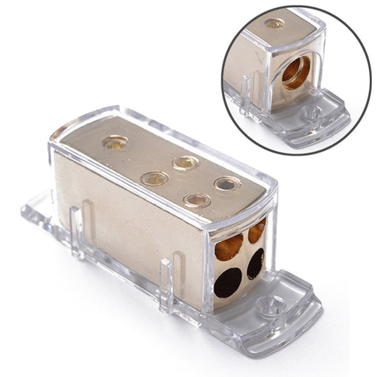 Car Audio Conversion 4GA8GA 4-way Splitter Amplifier Ground Distribution Splitter - Car Amplifiers by buy2fix | Online Shopping UK | buy2fix