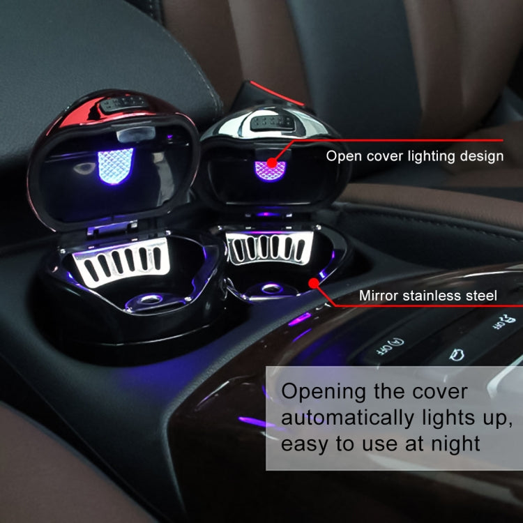 2 in 1 Universal Car Detachable Electronic Cigarette Lighter + Trash Rubbish Bin Ashtray(Gold) by buy2fix