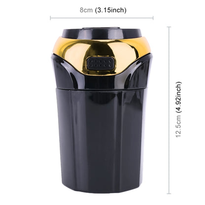 2 in 1 Universal Car Detachable Electronic Cigarette Lighter + Trash Rubbish Bin Ashtray(Gold) by buy2fix