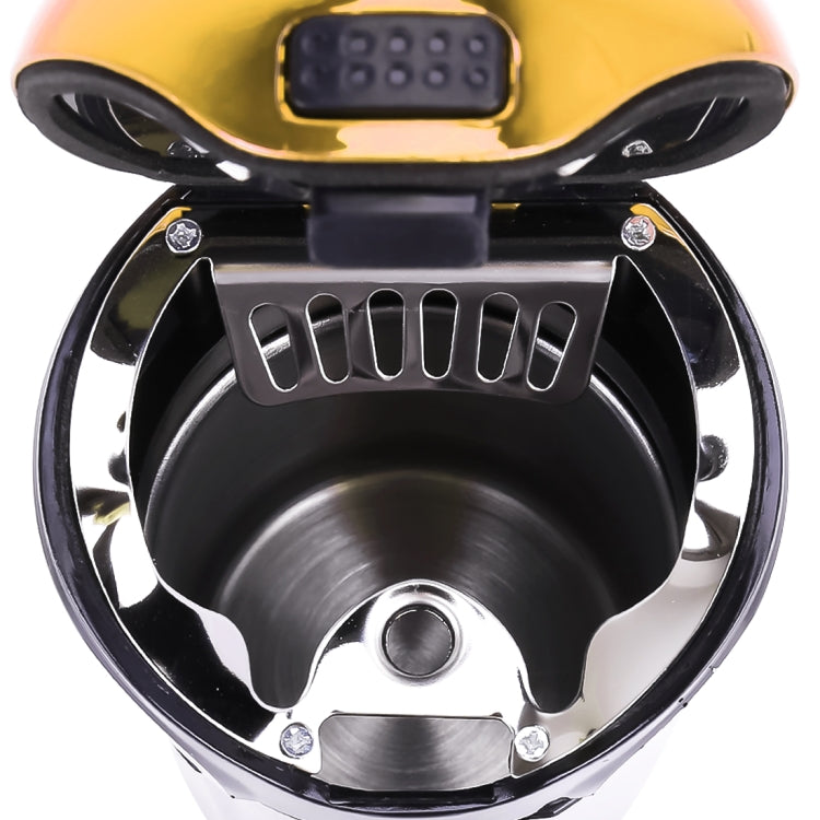 2 in 1 Universal Car Detachable Electronic Cigarette Lighter + Trash Rubbish Bin Ashtray(Gold) by buy2fix