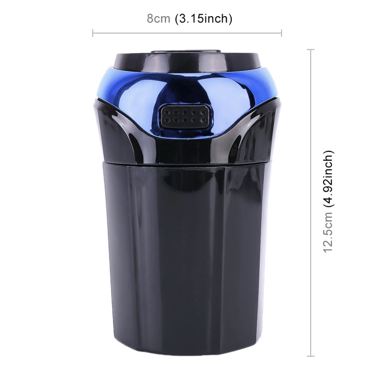 2 in 1 Universal Car Detachable Electronic Cigarette Lighter + Trash Rubbish Bin Ashtray(Blue) by buy2fix