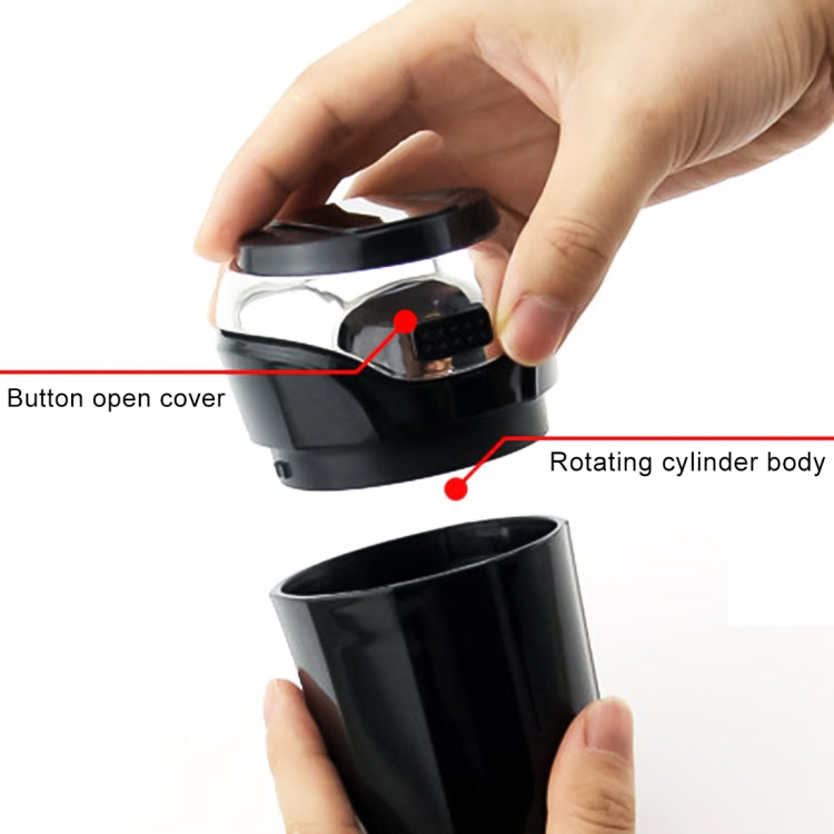 2 in 1 Universal Car Detachable Electronic Cigarette Lighter + Trash Rubbish Bin Ashtray(Blue) by buy2fix