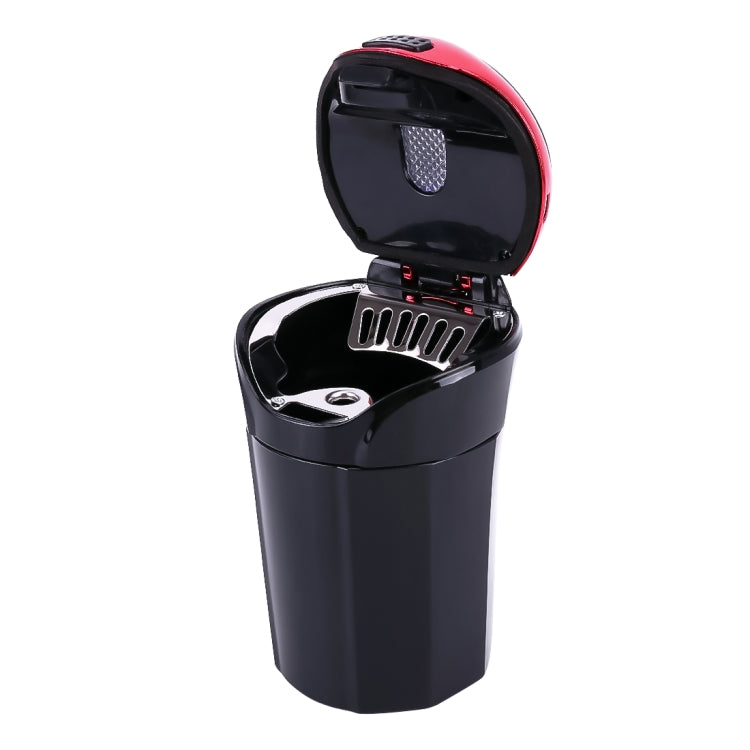 2 in 1 Universal Car Detachable Electronic Cigarette Lighter + Trash Rubbish Bin Ashtray(Red) by buy2fix