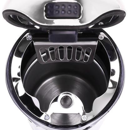 2 in 1 Universal Car Detachable Electronic Cigarette Lighter + Trash Rubbish Bin Ashtray(Silver) by buy2fix