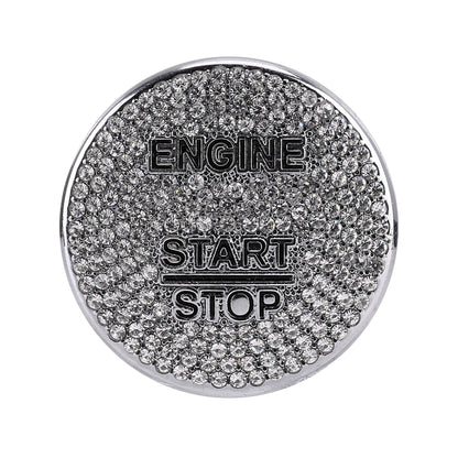 Car Engine Start Key Push Button Cover Trim Sticker Decoration for Mercedes-Benz by buy2fix