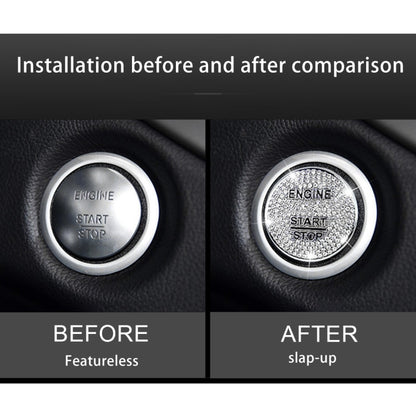 Car Engine Start Key Push Button Cover Trim Sticker Decoration for Mercedes-Benz by buy2fix