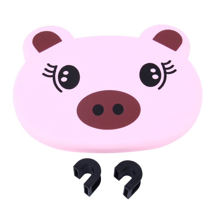 Cartoon Style Foldable Back Car Seat Drink Holder Back Seat Food Tray Storage Organizer Table(Pink) by buy2fix