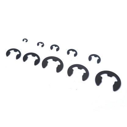 160 PCS Car E Shape Circlip Snap Ring Assortment Retaining Rings - Engine Fittings by buy2fix | Online Shopping UK | buy2fix