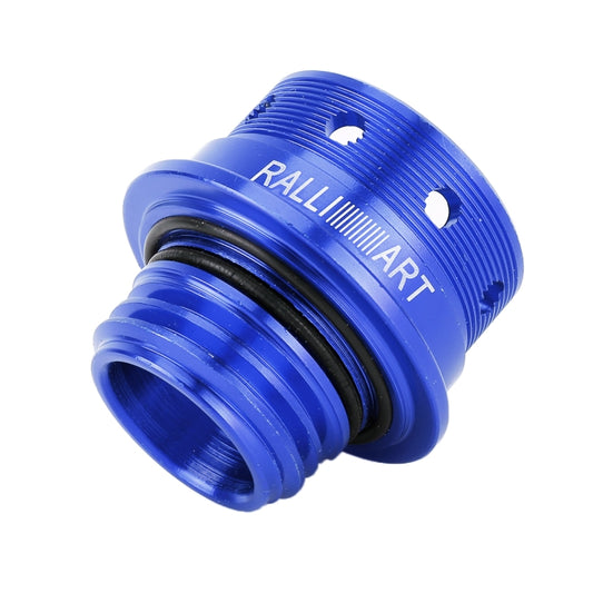 Car Modified Stainless Steel Oil Cap Engine Tank Cover for Mitsubishi, Size: 5.0 x 4.6cm(Blue) - Tank Covers by buy2fix | Online Shopping UK | buy2fix