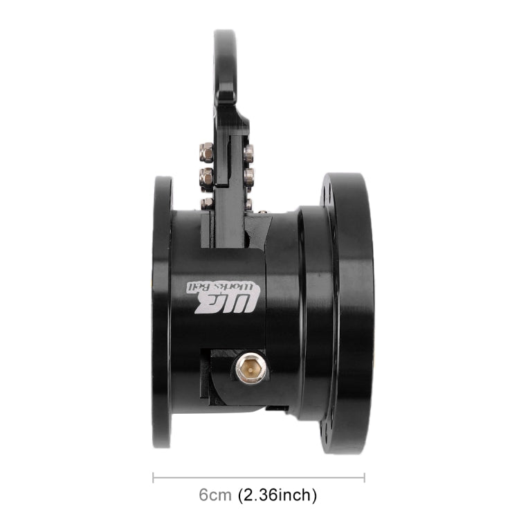 Car Tilt Racing Steering Wheel Quick Release Hub Kit Adapter Body Removable Snap Off Boss Kit(Black) by buy2fix