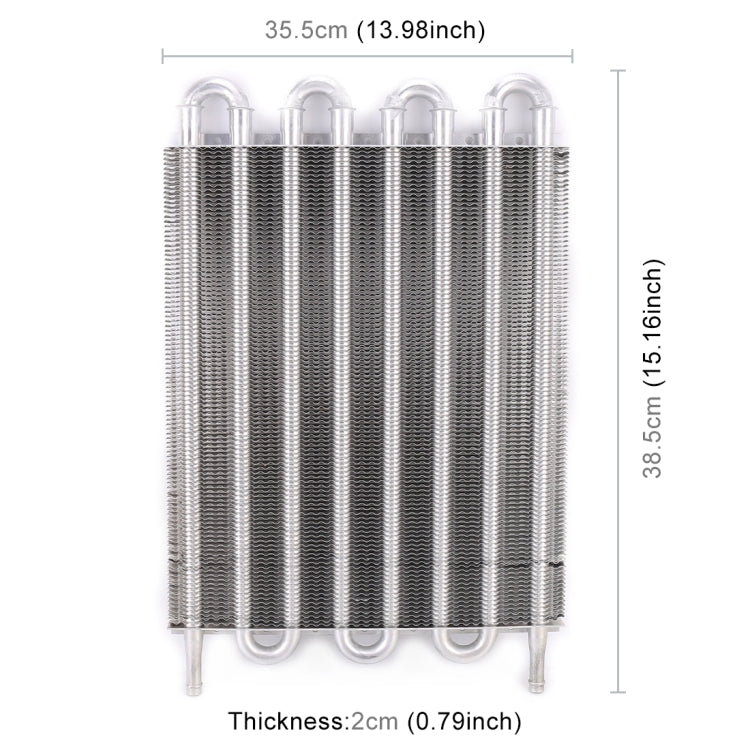 Car 8 Rows Modified Automobile Gearbox Cooler Cooling Engine Oil or Fuel Oil - Engine Fittings by buy2fix | Online Shopping UK | buy2fix