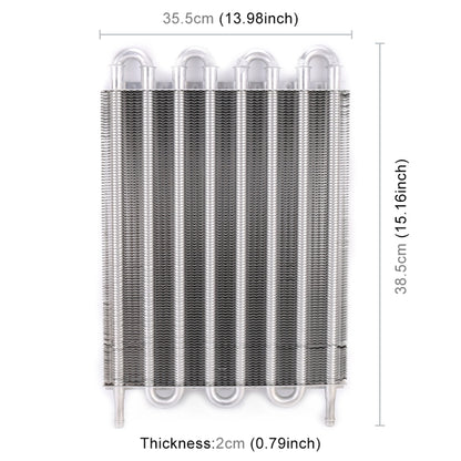 Car 8 Rows Modified Automobile Gearbox Cooler Cooling Engine Oil or Fuel Oil - Engine Fittings by buy2fix | Online Shopping UK | buy2fix
