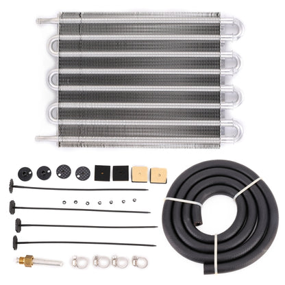 Car 8 Rows Modified Automobile Gearbox Cooler Cooling Engine Oil or Fuel Oil - Engine Fittings by buy2fix | Online Shopping UK | buy2fix