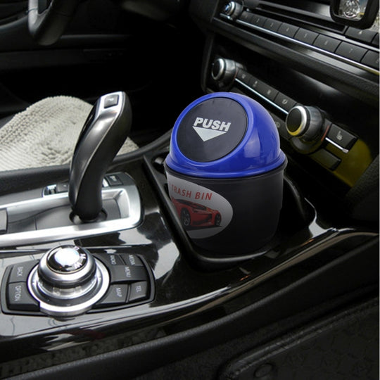 Multifunctional Portable Car Trash Rubbish Bin Ashtray Drink Bottle Cup Holder Tidy Organizer, Size: 170 x 98 x 67 mm(Blue)