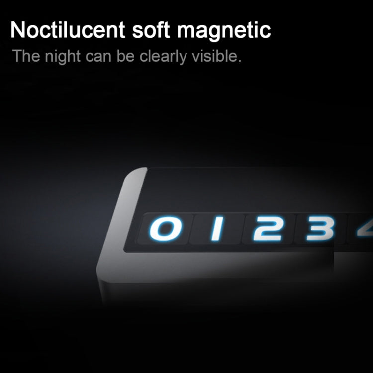 Creative Temporary Parking Card Car Sticker (Grey) by buy2fix