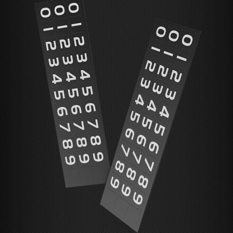 Creative Temporary Parking Card Car Sticker (Grey) by buy2fix