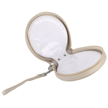 20 CD Disc Storage Case Leather Bag Heavy Duty CD/ DVD Wallet for Car, Home, Office and Travel (Beige) by buy2fix