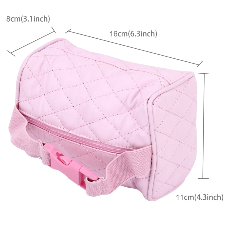 Car Auto Leather Sun Visor Backseat Hanger Tissue Box Paper Napkin Bag (Not Include Napkin)(Pink) by buy2fix