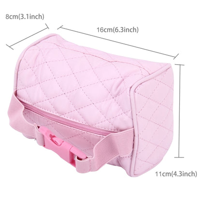 Car Auto Leather Sun Visor Backseat Hanger Tissue Box Paper Napkin Bag (Not Include Napkin)(Pink) by buy2fix
