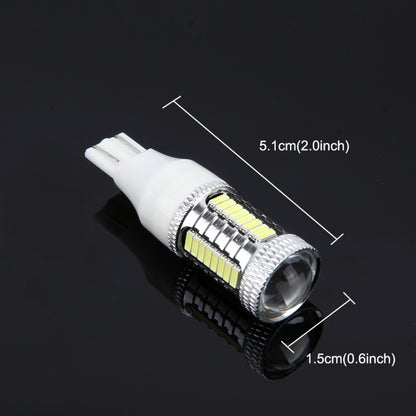 2 PCS T15 10W 650 LM 6000K Car Auto Brake Light Clearance Light Backup Light with 1 Lamps and 32 SMD-4014 LED Lamps, DC 12V(White Light) - Brake Lights by buy2fix | Online Shopping UK | buy2fix