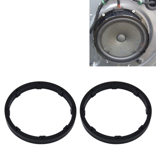 2 PCS 6.5 inch Car Auto ABS  Loudspeaker Base Protection Solid Cover Holder Mat, Inner Diameter: 14.5cm - Car Amplifiers by buy2fix | Online Shopping UK | buy2fix