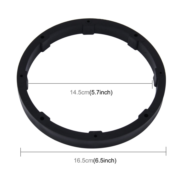 2 PCS 6.5 inch Car Auto ABS  Loudspeaker Base Protection Solid Cover Holder Mat, Inner Diameter: 14.5cm - Car Amplifiers by buy2fix | Online Shopping UK | buy2fix
