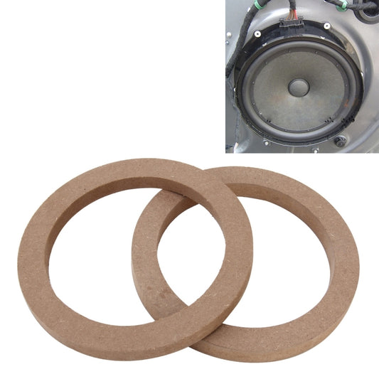 2 PCS Car Auto Universal Wood Loudspeaker Base Protection Cover Holder Mat, Inner Diameter: 14.5cm - Car Amplifiers by buy2fix | Online Shopping UK | buy2fix