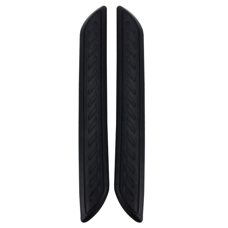 2 PCS Universal Car Auto Rubber Body Bumper Guard Protector Strip Sticker(Black) by buy2fix