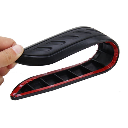 2 PCS Universal Car Auto Rubber Body Bumper Guard Protector Strip Sticker(Black) by buy2fix