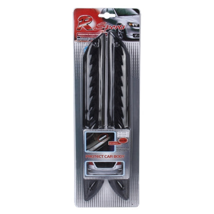 2 PCS Universal Car Auto Rubber Body Bumper Guard Protector Strip Sticker(Black) by buy2fix