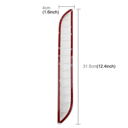 2 PCS Universal Car Auto Rubber Body Bumper Guard Protector Strip Sticker(White) by buy2fix