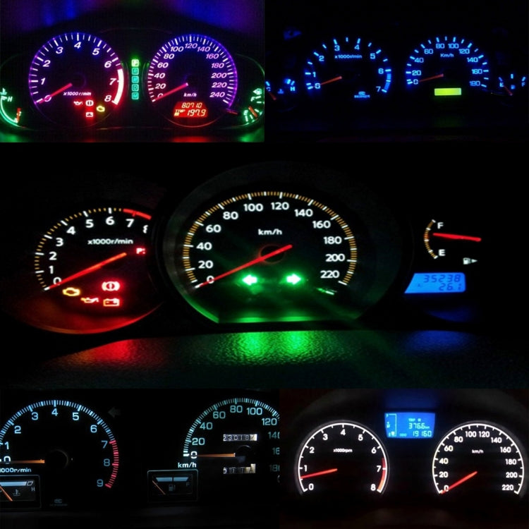 10 PCS 0.5W T3 Instrument Panel LED Light Dashboard Indicator Lamp Bulb (Ice Blue Light) - Instrument Lights by buy2fix | Online Shopping UK | buy2fix