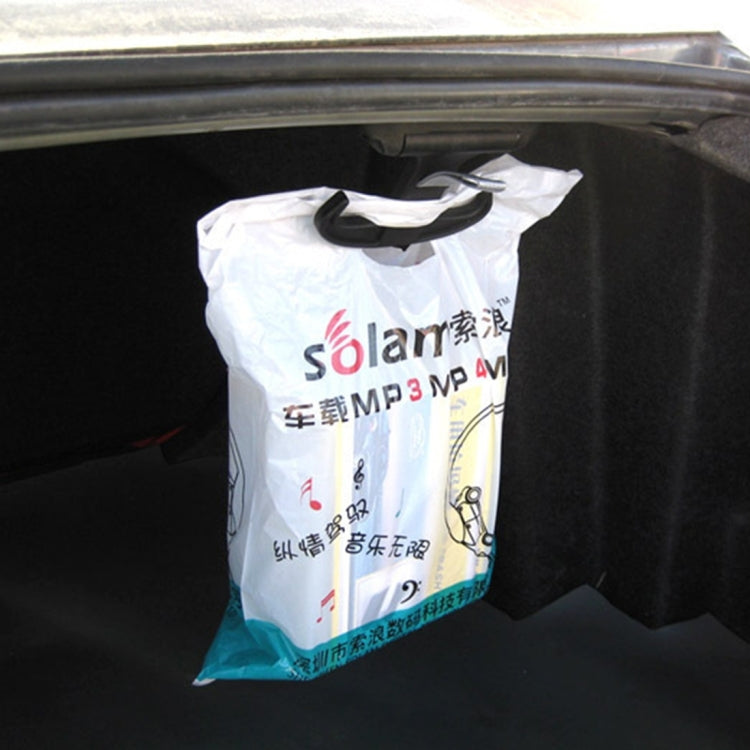 Bull Horn Shape Car Trunk Bag Hook Holder Hanger for Magotan Sagitar Octavia CC NMS by buy2fix