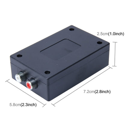 Adjustable 2 Channel RCA Line Car Auto Speaker High to Low Impedance Converter Amplifier Adapter - Car Amplifiers by buy2fix | Online Shopping UK | buy2fix