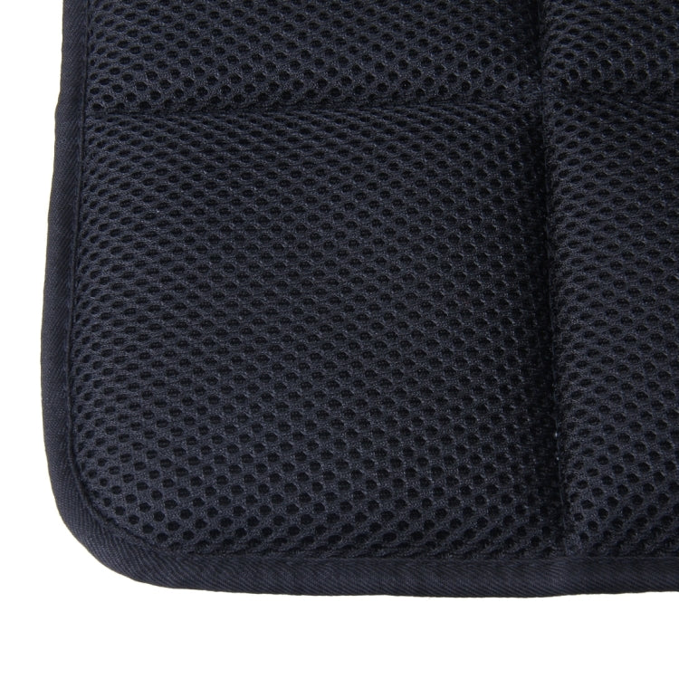 Universal Breathable Four Season Auto Ice Blended Fabric Mesh Seat Cover Cushion Pad Mat for Car Supplies Office Chair(Black) by buy2fix