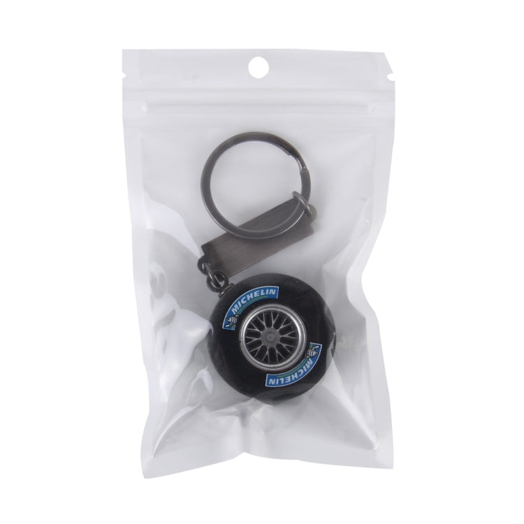 Car Metal Key Holder With Adoreable Car Tire Shape Decoration by buy2fix