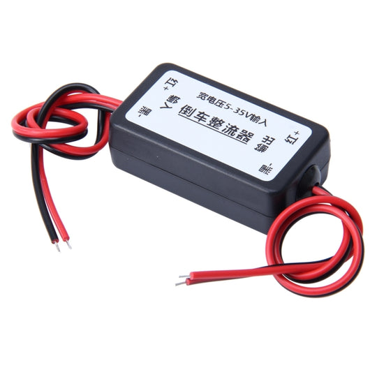 Caméra de recul pour voiture 5-35V, Signal de tension, Ballast, ondulation, écran anti-éclaboussures, filtre de puissance d'interférence
