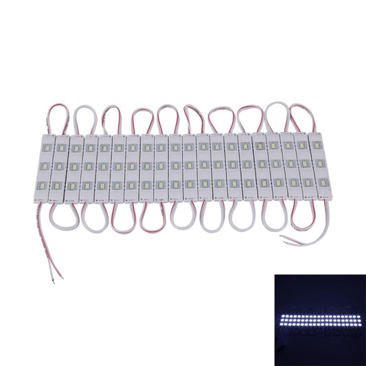 20×1W Sign LED DC 12V 3 SMD-5630-LEDs Module Waterproof Super Bright Light(White Light) - LED Module Light by buy2fix | Online Shopping UK | buy2fix