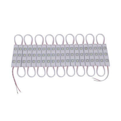 20×1W Sign LED DC 12V 3 SMD-5630-LEDs Module Waterproof Super Bright Light(White Light) - LED Module Light by buy2fix | Online Shopping UK | buy2fix