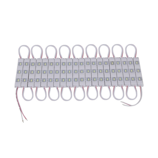 20×1W Sign LED DC 12V 3 SMD-5630-LEDs Module Waterproof Super Bright Light(White Light) - LED Module Light by buy2fix | Online Shopping UK | buy2fix