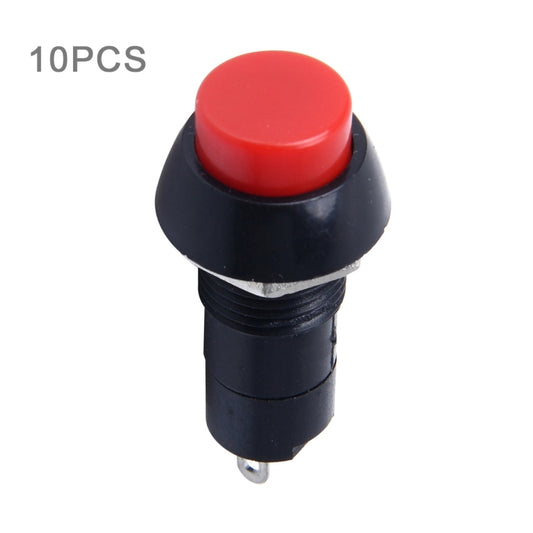 10 PCS Car Auto Universal DIY 2 Pin Round Cap OFF- ON Push Button - Car Switches by buy2fix | Online Shopping UK | buy2fix