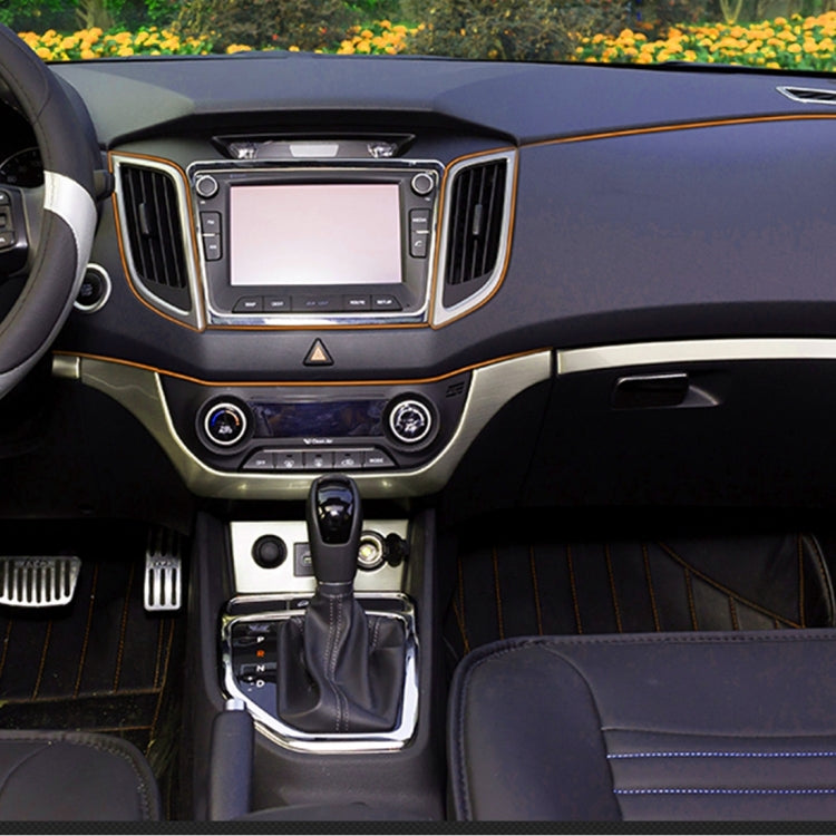 5m Flexible Trim For DIY Automobile Car Interior Moulding Trim Decorative Line Strip with Film Scraper(Orange) by buy2fix