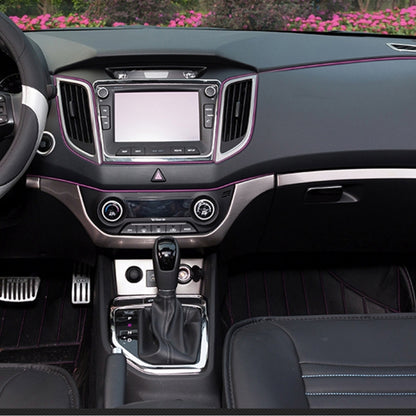 5m Flexible Trim For DIY Automobile Car Interior Moulding Trim Decorative Line Strip with Film Scraper(Pink) by buy2fix