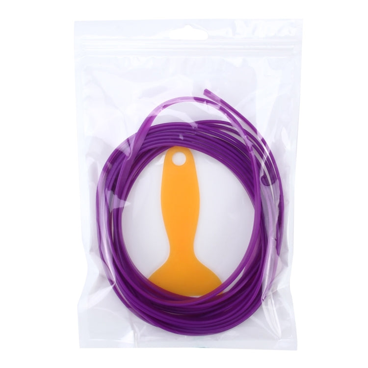 5m Flexible Trim For DIY Automobile Car Interior Moulding Trim Decorative Line Strip with Film Scraper(Purple) by buy2fix